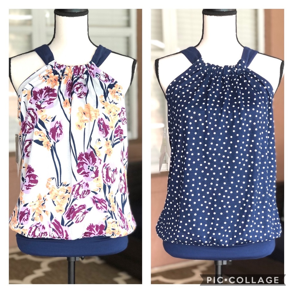 NWT Anthropologie reversible halter tank